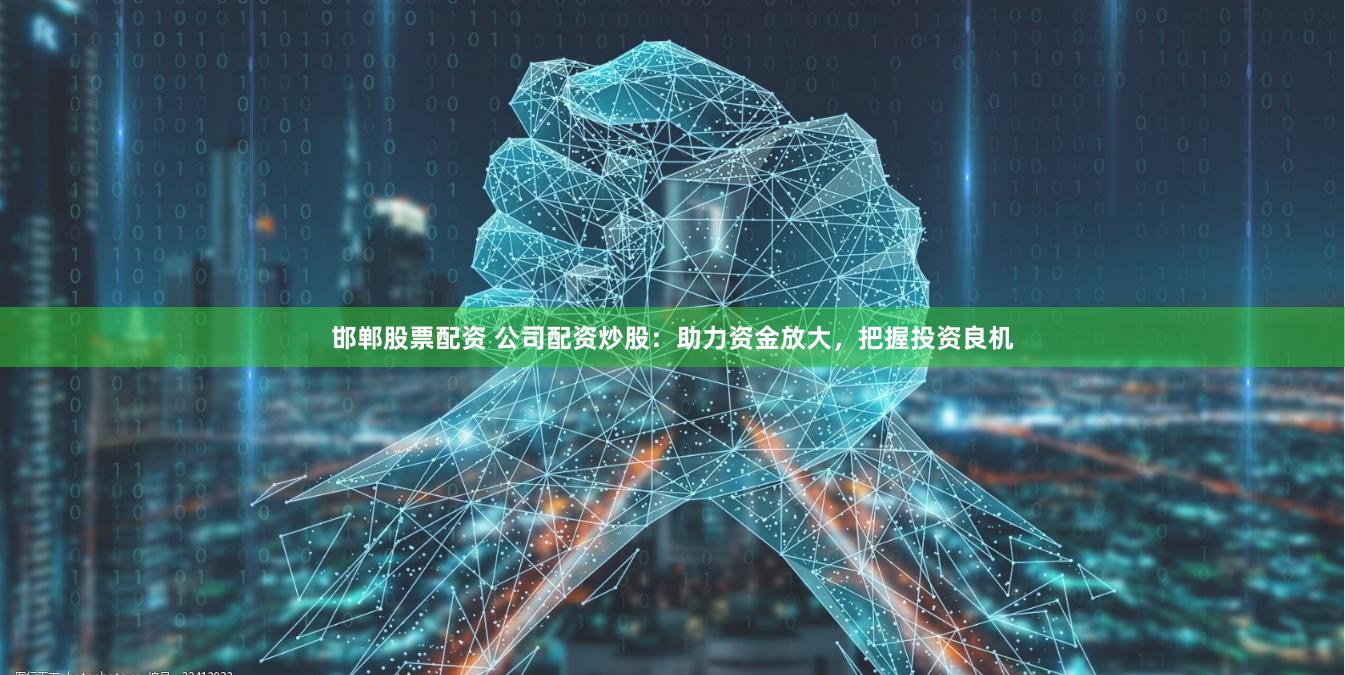 邯郸股票配资 公司配资炒股：助力资金放大，把握投资良机